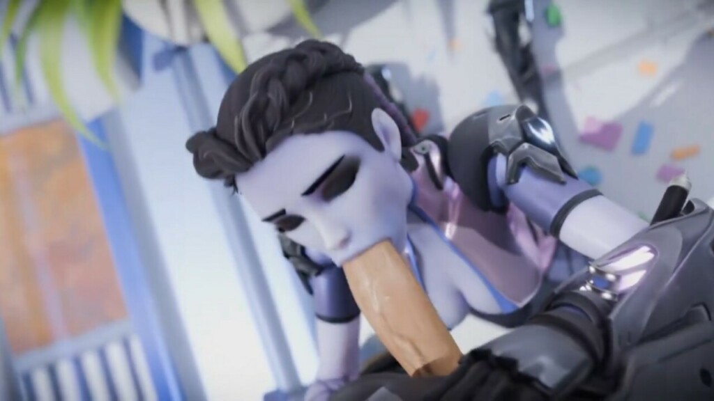 Widowmaker's passionate blowjob