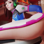 D.va leg up for a fuck