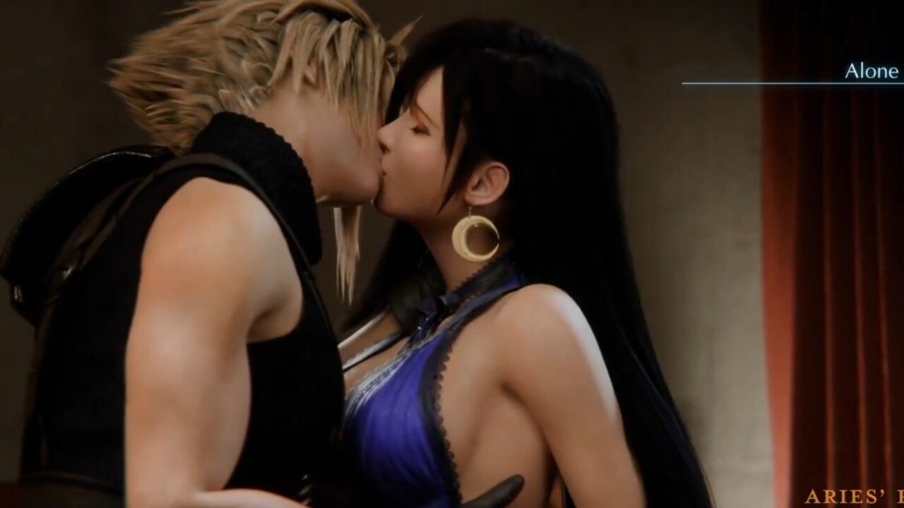 Tifa and Cloud Alone at last