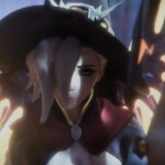 Witch Mercy taking a ww from behind