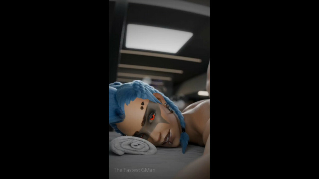Futa JQ getting massage from Juno and Tracer