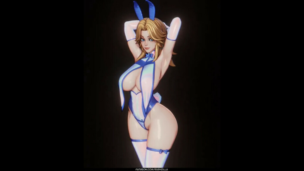 Invisible Woman in bunny suit