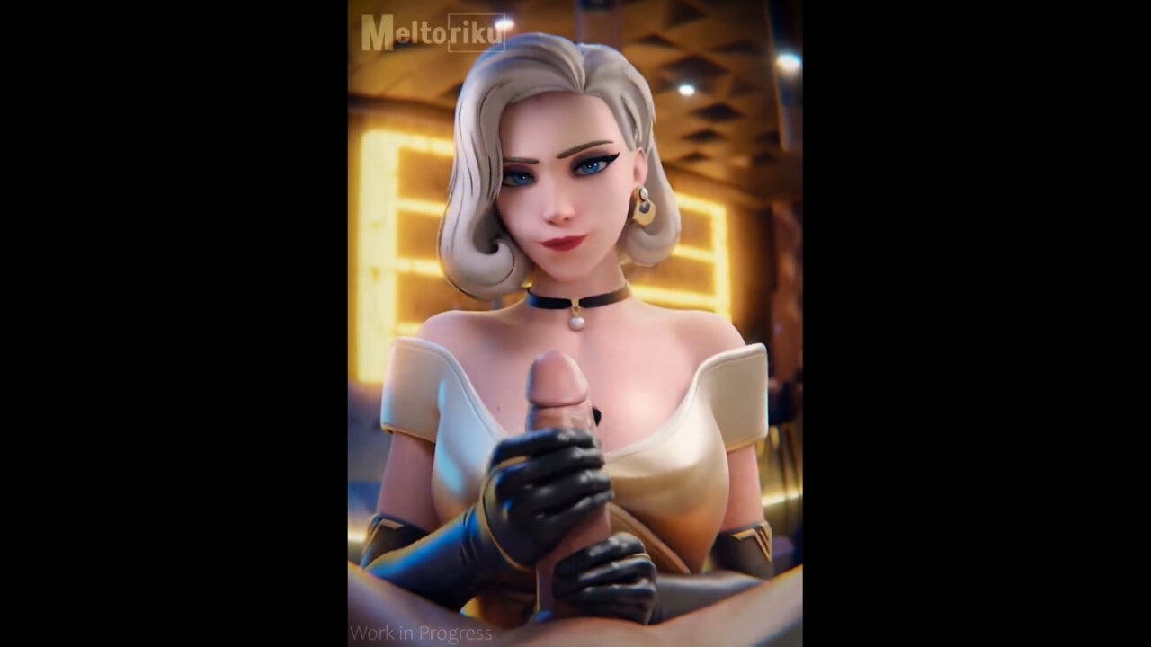 Formalwear Mercy handjob pov