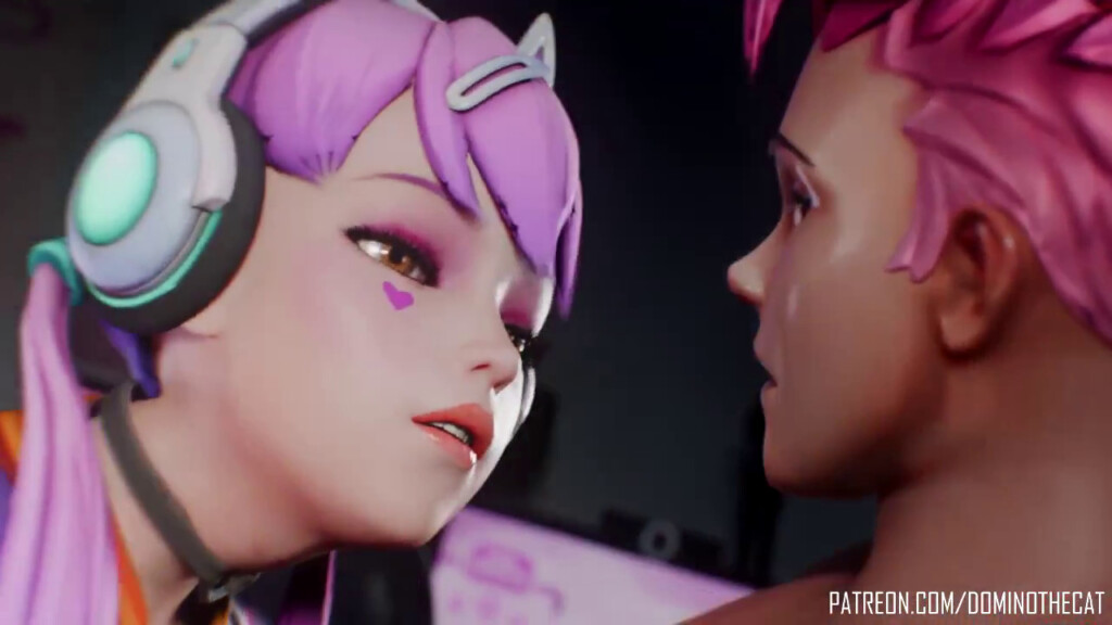Futa D.va carried by Futa Zarya