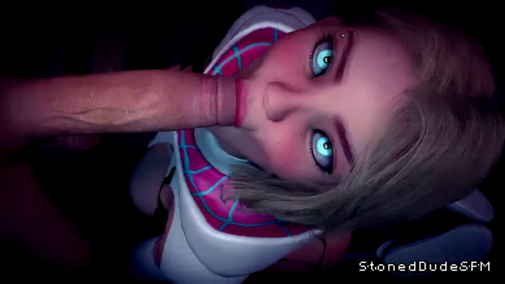 Gwen Stacy blowjob in the dark