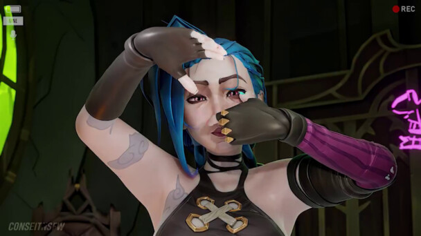 Jinx squirting and anal creampie