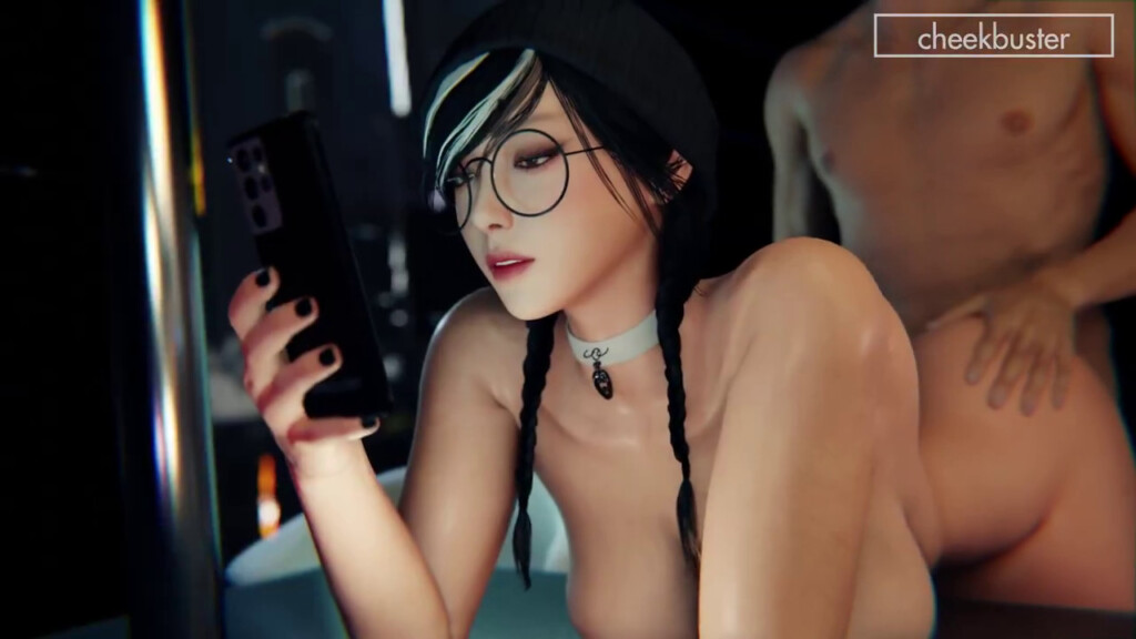 Dokkaebi can't stop looking at her phone