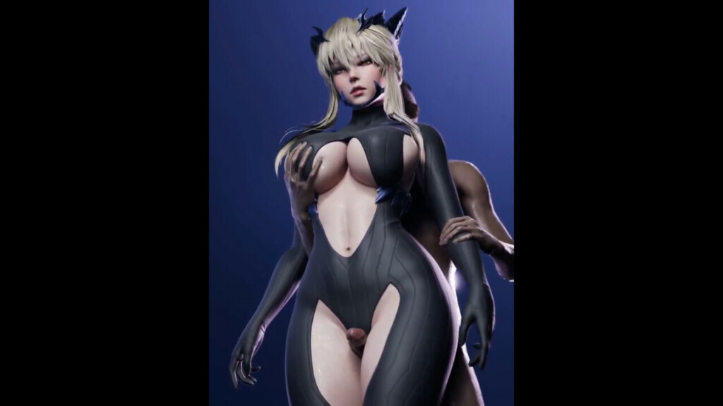 Lancer Alter thighjob cumshot