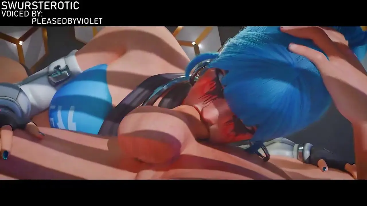 Le Sserafim fearless D.va blowjob and facial