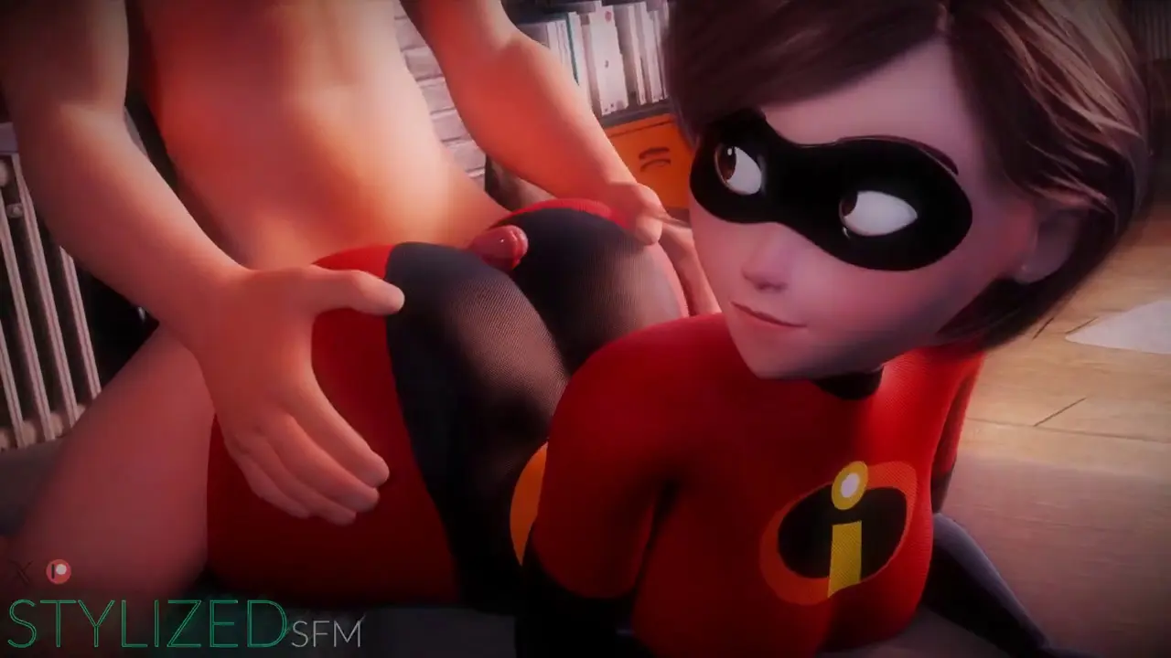 Using Elastigirl ass for buttjob