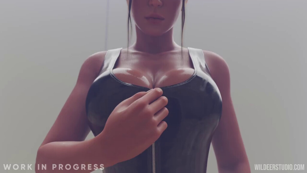 Lara Croft titty drop