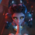 Widowmaker giving a good suck