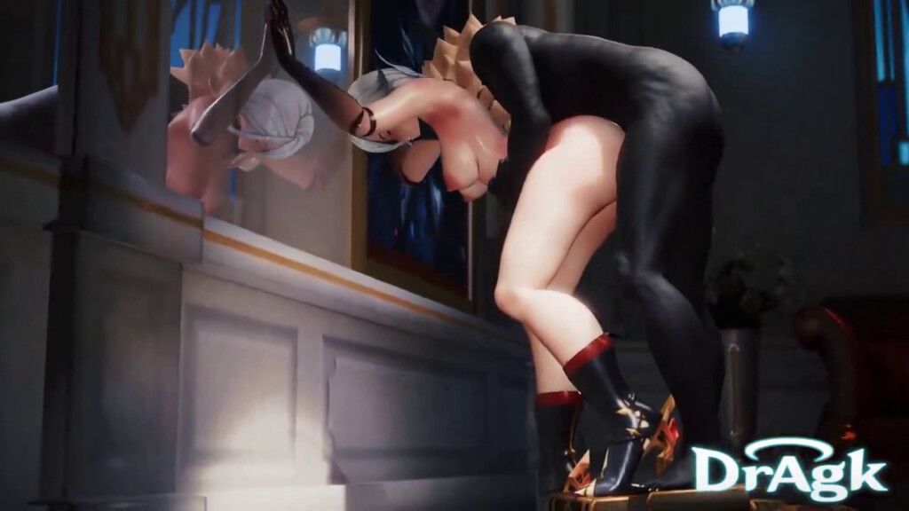Arlecchino getting fucked by a Hilichurl