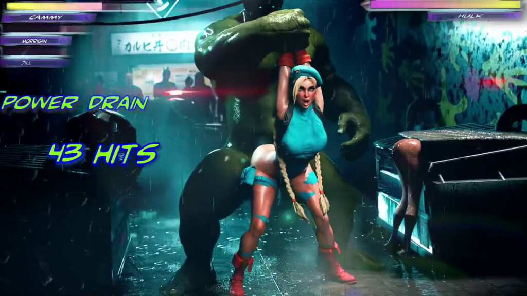 Cammy gets combo by the Hulk