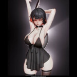 Ellen Joe in nightgown