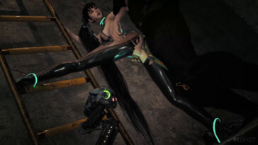 Eve on ladder