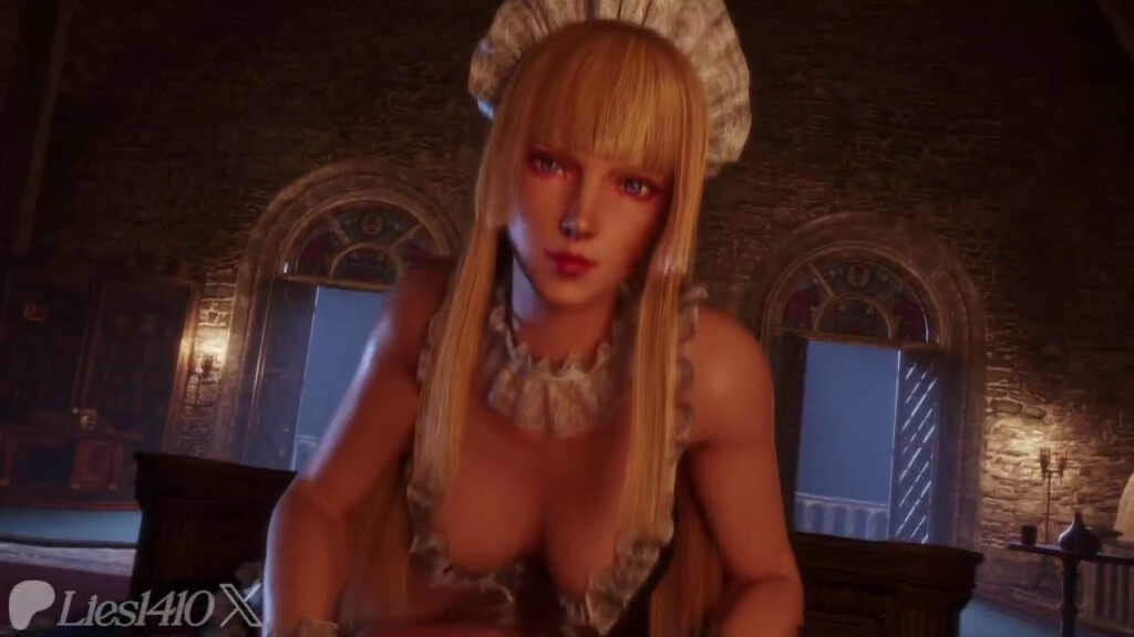 Maid Emilie De Rochefort cowgirl ride