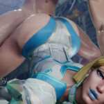 Emma Frost head down bottom up