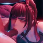 Morgan Myst giving a fellatio