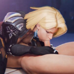 Emma Frost face sitting and blowjob