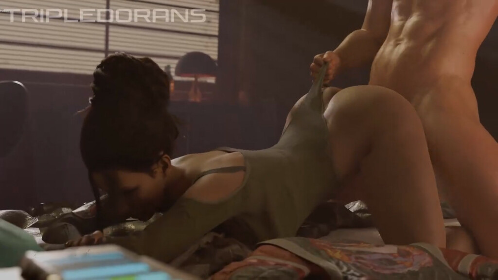 Panam Palmer creampied in doggy position