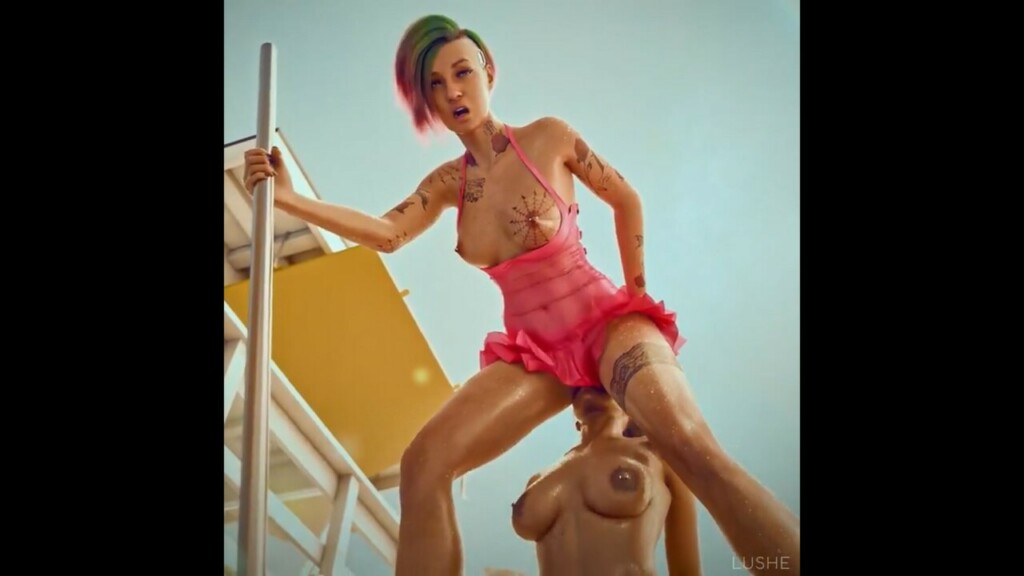 Panam Palmer going wild on Judy