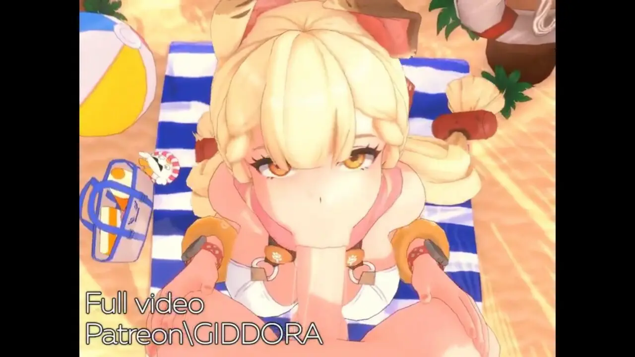 Summer Alice giving a fellatio pov