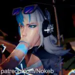 Summer Luna Snow sucking really hard