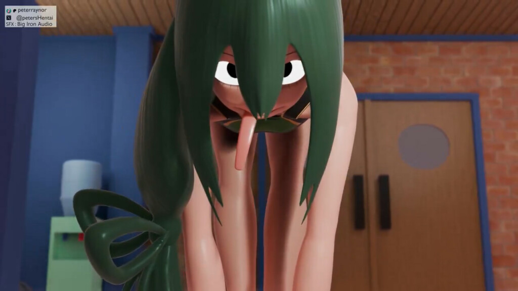 Tsuyu Asui face sitting
