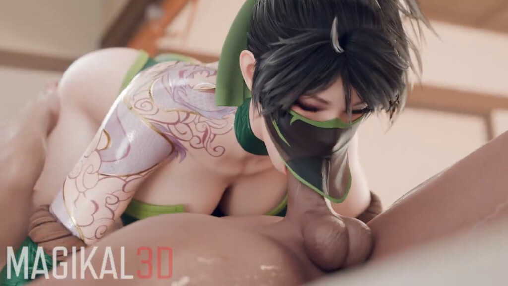 Veiled's Akali 69 blowjob