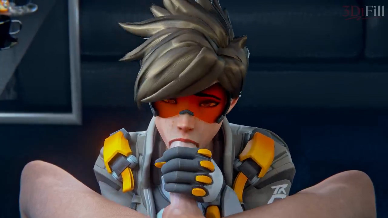 A sweet blowjob from Tracer