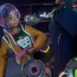 Battle Gamer Mae gets fucked and creampied