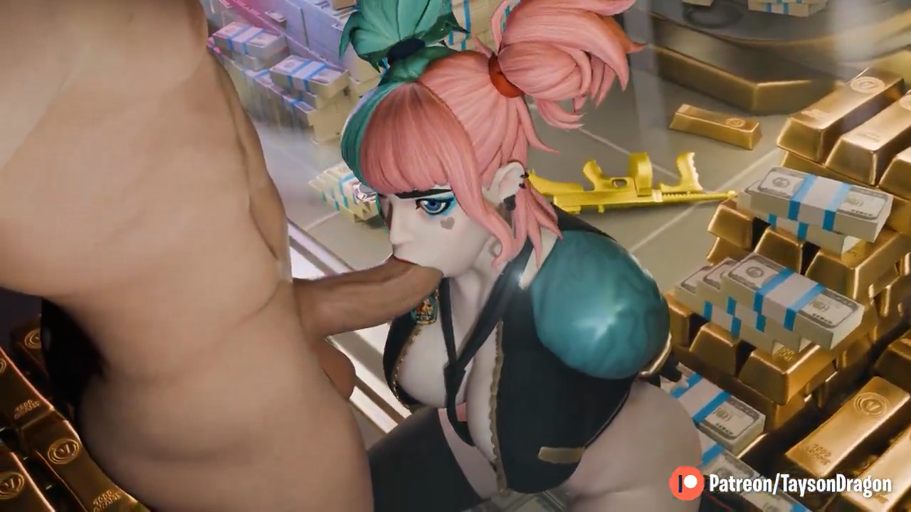 Karuta Harley Quinn blowjob and facial
