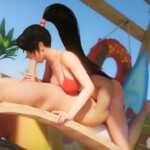 Momiji enjoys her summertime