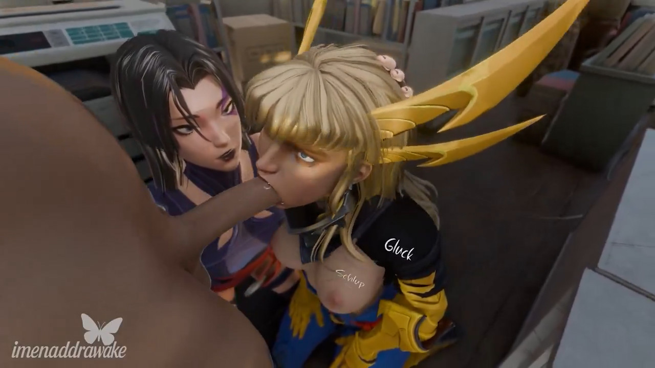 Psylocke giving Magik a hand