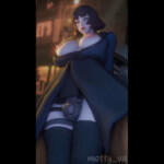 Seven using Mina's thighs