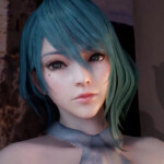 Tamaki showing her futa cock