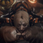 Dimitrescu Sisters blowjob on Halloween