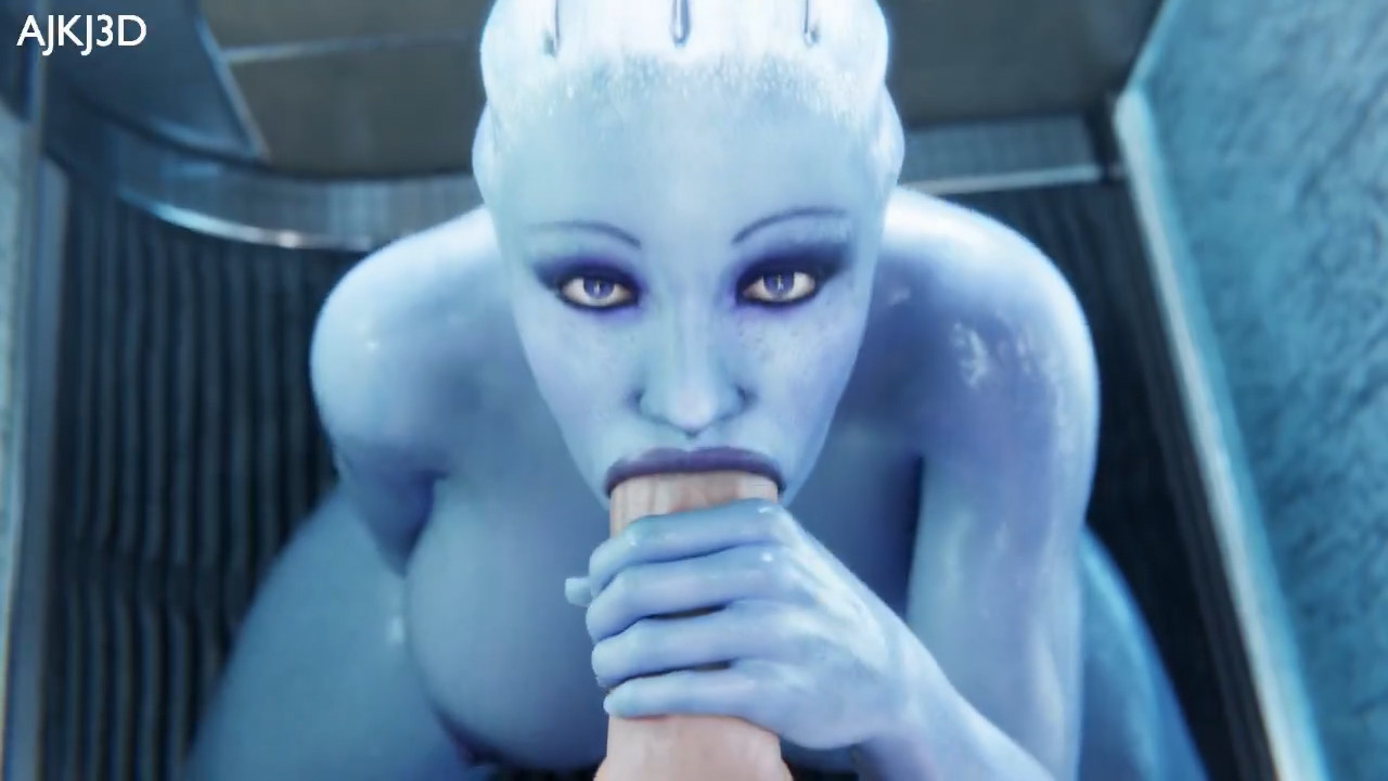 Liara T'soni giving a fellatio