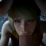 Lunafreya in Ashley clothes face fucked