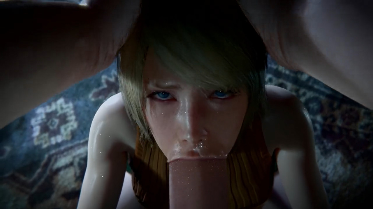 Lunafreya in Ashley clothes face fucked