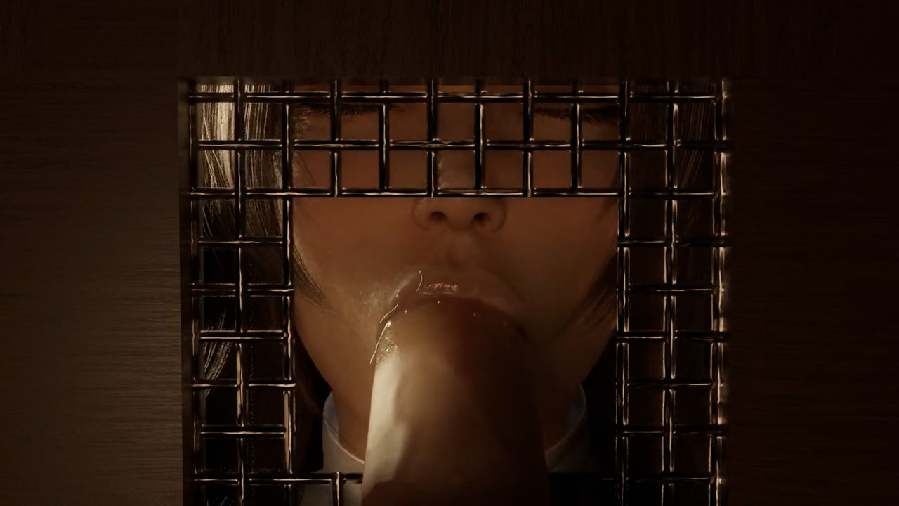 Nun Aerith fellatio close-up