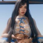 Raven giving a handjob in swimsuit pov