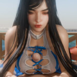 Raven paizuri in swimsuit pov