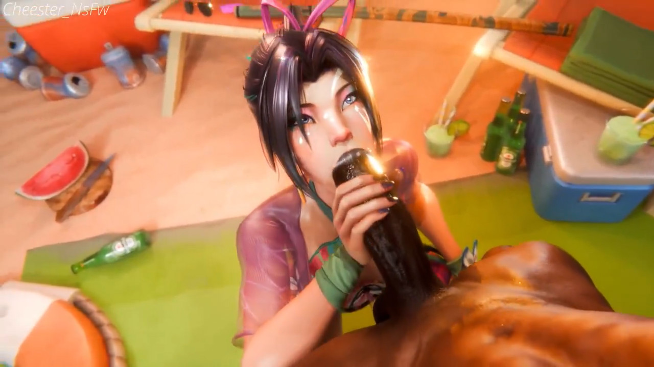 Summer Psylocke sucking a bbc