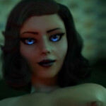 Elizabeth in cowgirl position