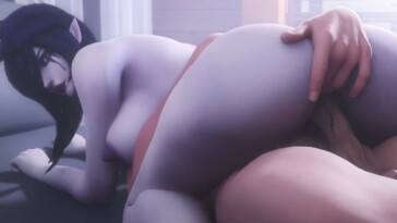 Fingering and fucking Morgana