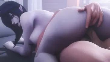 Fingering and fucking Morgana