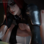 Futa Katarina fucking and cumming in Luxanna