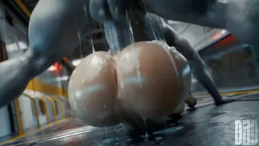 Futa Nemesis smashing Ada Wong